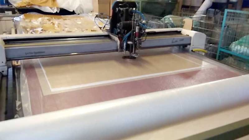 Taglio automatizzato di un tessuto
